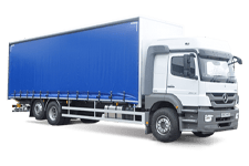 Car Hire Fleetwood - 26 Tonne Curtain Side Truck - Truck hire Fleetwood