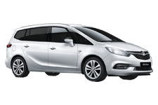Car Hire Fleetwood - Vauxhall Zafira 7-Seater - Minibus hire Fleetwood